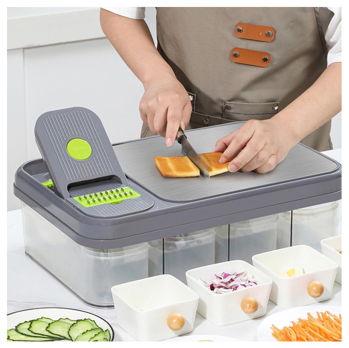 Picador de verduras Mandolina 28 en 1